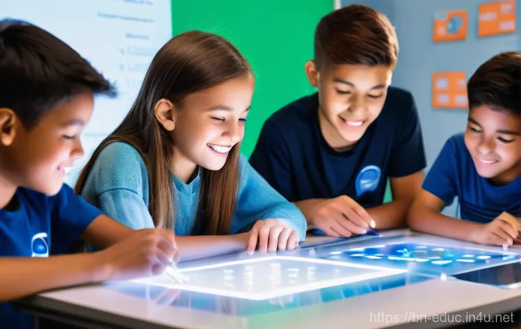 미래 교육 환경 변화 - Image Prompt 1: The Virtual Classroom of Tomorrow**