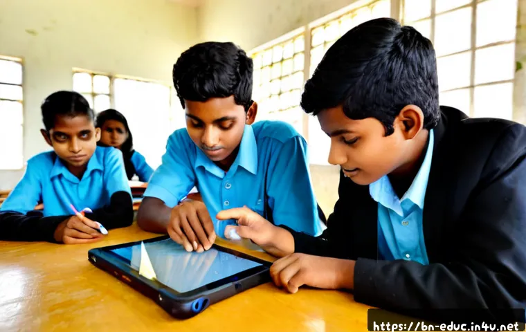 교육 혁신 사례 연구 - Photorealistic educational innovation case study in a bright Bangladeshi secondary school classroom,...